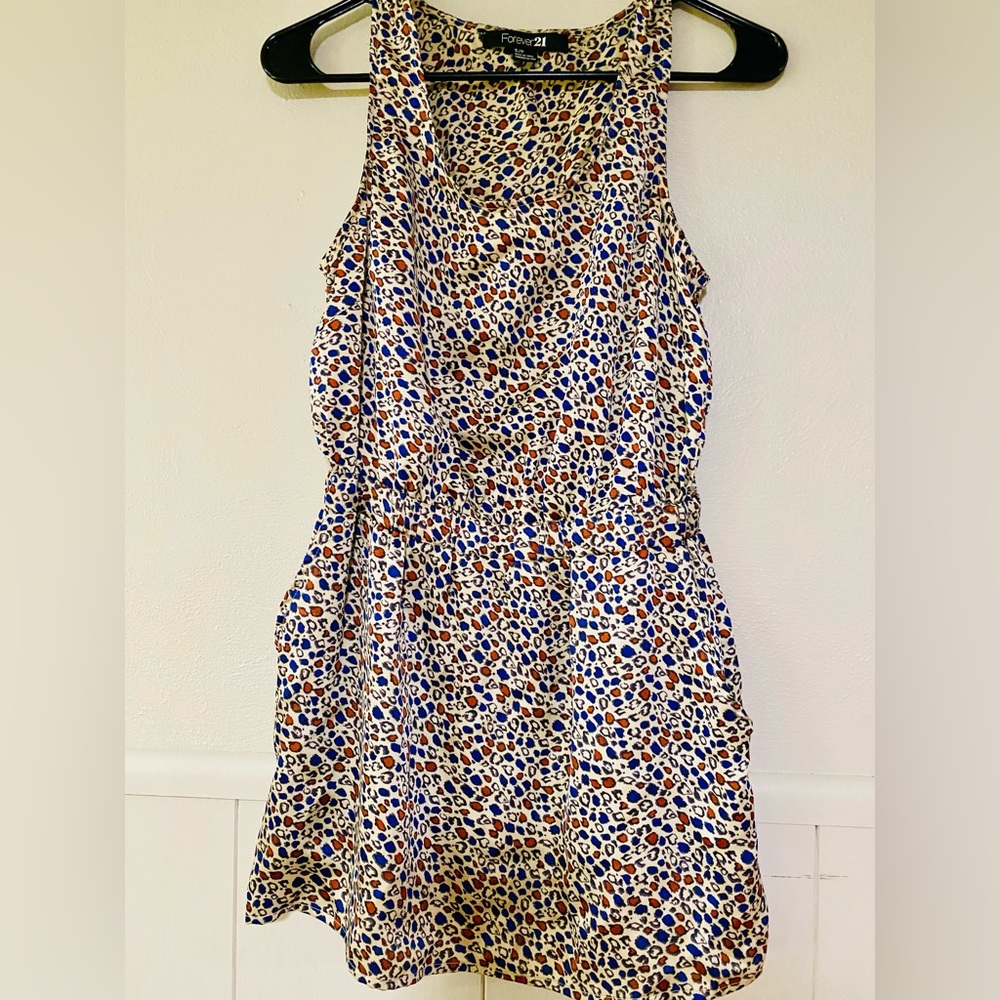 Forever 21 Sleeveless Mini Dress w/ Stretchy Waistband